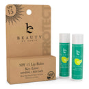 SPF Lip Balm Pack - SPF 15 Reef Friendly, Water Resistant Lip Sunscreen Made with Organic Ingredients, Lip Balm with SPF, Lip Balm With Sunscreen Chapstick Lip Balm for Men, Women, Children – Key Lime Beauty by Earth