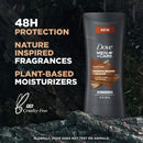 DOVE MEN + CARE Antiperspirant Deodorant Natural Inspired Sandalwood + Orange Antiperspirant for Men 2.6 oz 4 Count DOVE MEN + CARE