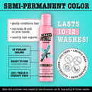 Crazy Color Hair Dye - Vegan and Cruelty-Free Semi Permanent Hair Color - Temporary Dye for Pre-lightened or Blonde Hair - No Peroxide or Developer Required (TOXIC) Crazy Color