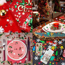 24 Boxes Nail Art Sequins, Tingbeauty Heart Shape Star Snowflake Christmas Tree Laser Sequins, Flakes Colorful Confetti Nail Glitter for DIY Design Face Body Make Up Christmas Decorations Tingbeauty