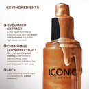 ICONIC LONDON Prep-Set-Glow | Hydrating + Setting + Glowing Spray, 3-in-1 Formula for a Dewy, Radiant Finish Infinity Warehouse