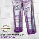 L'Oreal Paris EverPure Volume Sulfate Free Conditioner for Color-Treated Hair, Volume + Shine for Fine, Flat Hair, with Lotus Flower, 11 Fl; Oz (Packaging May Vary) L'Oreal Paris