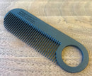 Chicago Comb Model 2 Carbon Fiber, Made in USA, Anti-static, 4 inches (10 cm) long, Fine-tooth, Pocket & Travel comb, for Thinner Hair, Beard & Mustache comb Chicago Comb