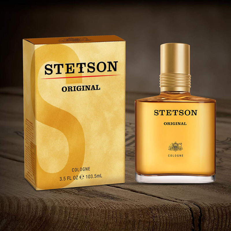 Stetson Original by Scent Beauty - Cologne for Men - Classic, Woody and Masculine Aroma with Fragrance Notes of Citrus, Patchouli, and Tonka Bean - 1.5 Fl Oz Stetson