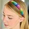 FROG SAC 5 Metallic Non Slip Headbands for Girls, Cute Adjustable Headband for Kids, No Slip Little Girl Hair Accessories, Stars Zebra Cheetah Hearts Waves Hairbands, Fashion Head Bands Party Favors FROG SAC