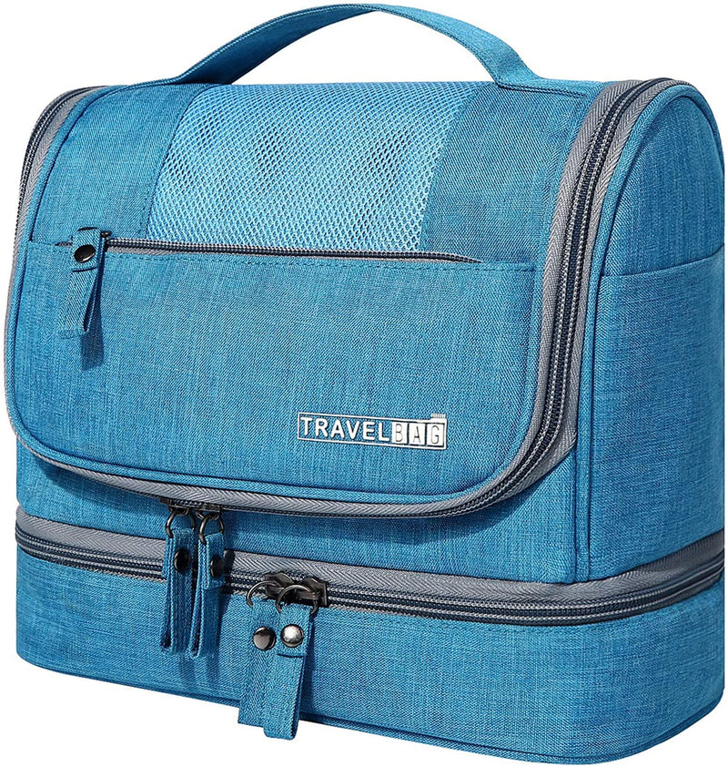 Hanging Travel Toiletry Bag Small Makeup Organizers Waterproof Cosmetic Bag Bathroom Shower Storage Bag Dop Kit for Men Women JUMENG