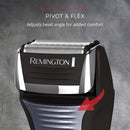 Remington F5 Power Series Foil Shaver, Electric Razor for Men, Cordless Rechargeable with Pop Up Trimmer, Pivot & FlexFoil Technology, Lightweight Handheld Design, Black Infinity Warehouse