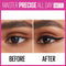 Maybelline New York Eyestudio Master Precise All Day Liquid Eyeliner Makeup, Matte Black, 0.034 Fl Oz Maybelline New York