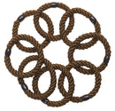 L. Erickson Grab & Go Ponytail Holders, Mocha, Set of Eight - Exceptionally Secure with Gentle Hold L. Erickson Store
