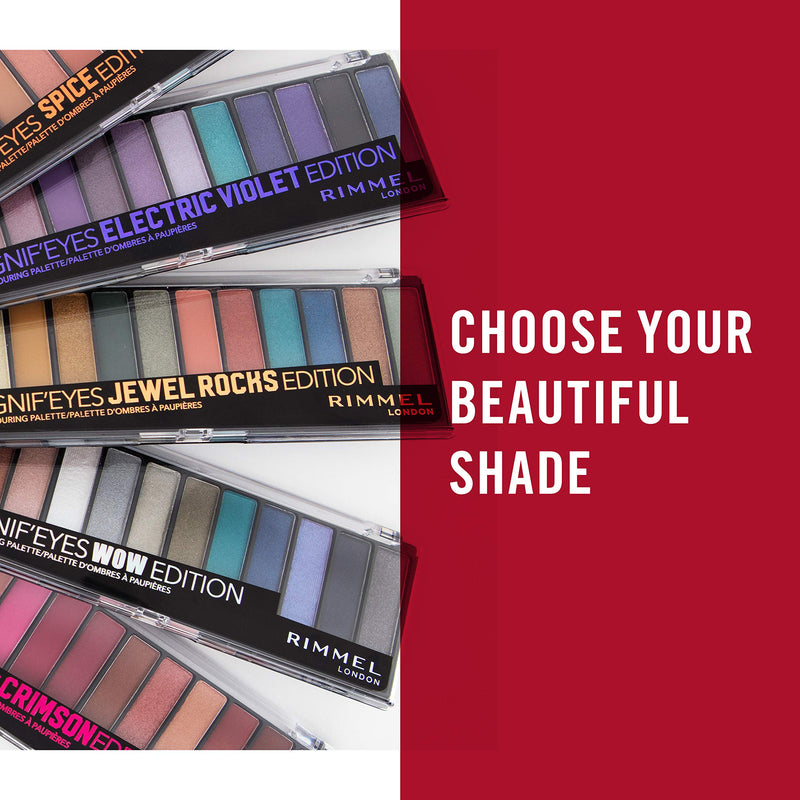 Rimmel Magnif'eyes Eyeshadow Palette, Jewel Rocks Edition (3614227182493) Rimmel