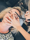 Best Eyebrow Shaping Stencil Kit, Set of 6 Plastic Reusable Stencils for Semi Permanent Microblading Tattoo & Makeup Artists, Draw & Shape Thicker and Fuller Brows with Eyeliner Pencil & Micro Blades (NA) MADLUVV