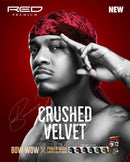 KISS RED Premium Bow Wow X Power Wave Crushed Velvet Durag (Black) KISS