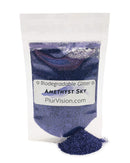 Amethyst Sky Biodegradable Glitter 1/4 Ounce - Made from Plant Cellulose, Earth Friendly. Perfect for Body, Cosmetics, Crafts, DIY Projects. Can be Mixed with Lotions, Gels, Oils, Face Paint Alternative Imagination