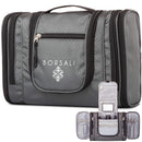 Hanging Toiletry Bag with 2 TSA Approved Clear Cosmetic 3-1-1 Liquid Bags BORSALI