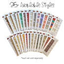 This Season's Colors | Glitter Sequin Nail Polish Strips based on Fashion Reports w/ Reusable Glass Crystal File | Salon Quality Nail Supplies | Manicure & Pedicures For Women, Kids, & Teens (Gold Glitter French Tips) This Season's Colors