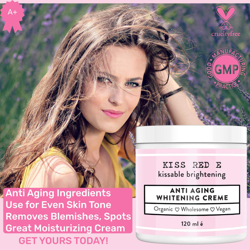 Kiss Red E Anti Aging Skin Radiance Dark Spot Remover Age Spot Remover Cream. Age Rewind Radiance Cream Arzoyi
