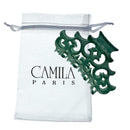Camila Paris CP2907 French Hair Clips for Women, Girls Hair Claw Clips Jaw Fashion Durable and Styling Hair Accessories for Women, Strong Hold No Slip Grip, Made in France. 2 inch Green Camila Store