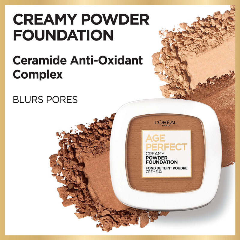 L'Oreal Paris Age Perfect Creamy Powder Foundation Compact, 320 Warm Beige, 0.31 Ounce L'Oreal Paris