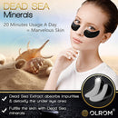 Olrom Eye Mask - 4 Kits Under Eye Patches: Gold Collagen Eye Pads, Detox Dead Sea Mineral Gel Eye Mask, Aloe Anti-Aging Hyaluronic Acid Eye Patches, Moisturizing Coconut Milk Face Under Eye Mask EyeShadow 16 Pairs Olrom