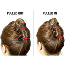 Camila Paris AD823/2 French Twist Stick Clip Pins, 2 Large Wavy Hair Pins for Girls Spiral Updo, Fashion Flexible Durable and Styling Hair Accessories for Women, Made in France with Cellulose Camila