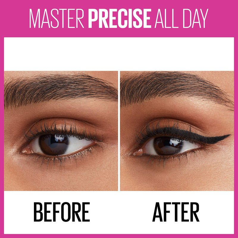 Maybelline Eyestudio Master Precise All Day Liquid Eyeliner, Forest Brown, 0.034 Ounce Maybelline New York