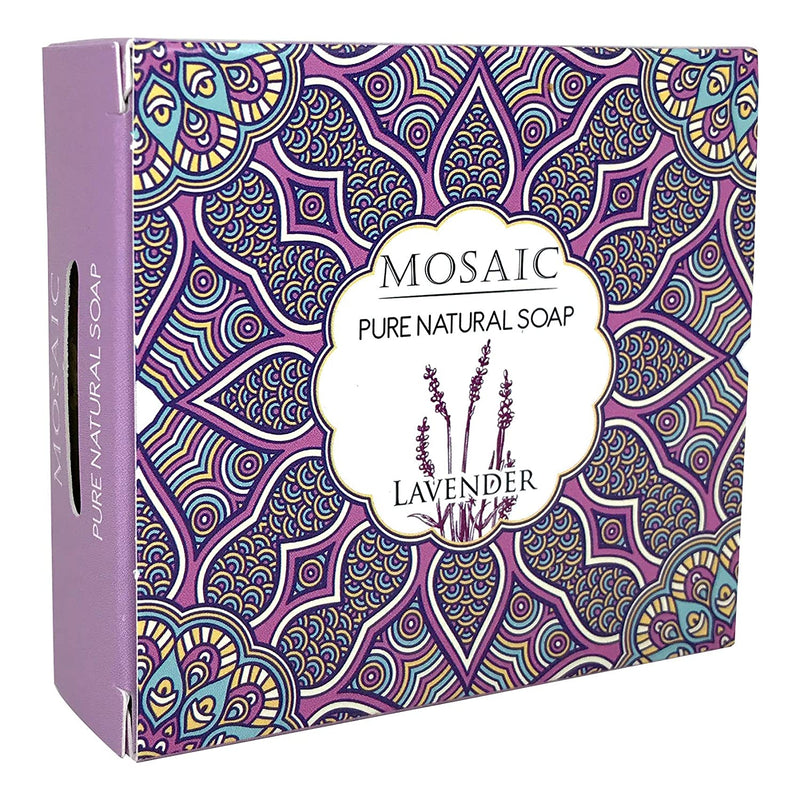 Mosaic All Natural Soaps w/ Organic Ingredients, Shampoo Bar Soap, Vegan Soap, Cold Pressed, Hand Soap, Body Soap Bars for Men, Moisturizing, Soap Bar Gift Set 4.0 oz (PREMIUM 2) AnatoliaDaphne