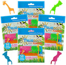 Trueocity Kids Dental Flossers 4 Pack (200 Total), Cute Animal Shapes Makes Flossing Fun, Dental Floss Glides Easy Between Teeth, Flosser Helps Prevent Tooth Decay & Gum Disease, Bubble Gum Flavored Trueocity