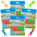 Trueocity Kids Dental Flossers 4 Pack (200 Total), Cute Animal Shapes Makes Flossing Fun, Dental Floss Glides Easy Between Teeth, Flosser Helps Prevent Tooth Decay & Gum Disease, Bubble Gum Flavored Trueocity