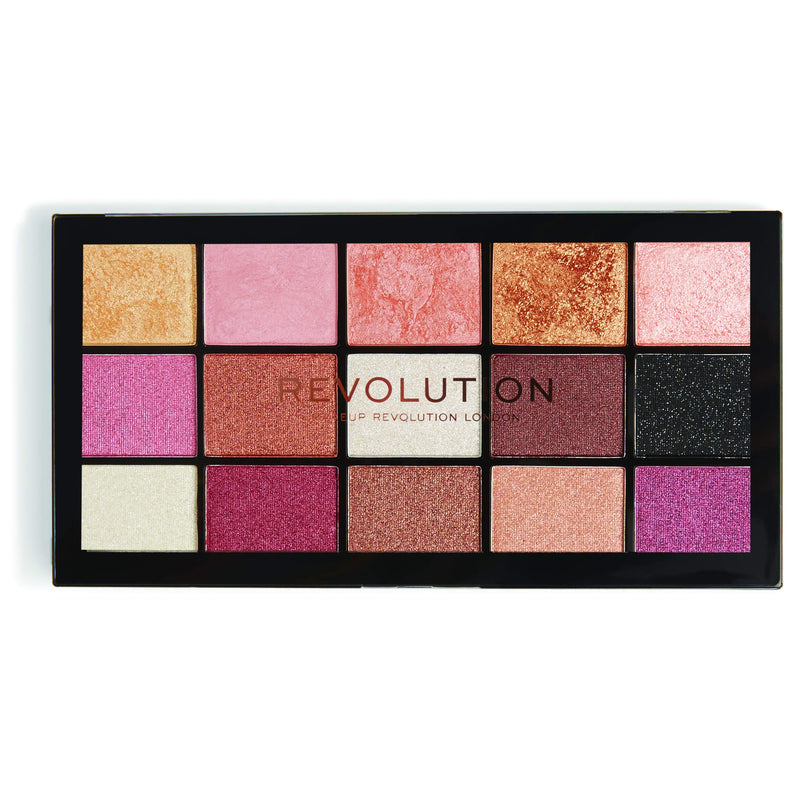 Makeup Revolution Reloaded Palette, Makeup Eyeshadow Palette, Includes 15 Shades, Lasts All Day Long, Vegan & Cruelty Free, Affection, 16.5g Makeup Revolution