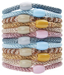L. Erickson Grab & Go Ponytail Holder, Ballerina, Set of Twelve - Exceptionally Secure with Gentle Hold L. Erickson
