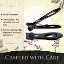 Rhône Instruments Surgical-Grade Nail Clippers, Extra-Wide Jaw, Professional Series, Heavy-Duty Fingernail and Toenail Clippers For Thick Nails, Manicure, Pedicure, Women and Men Rhône Instruments