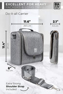 Extra Large Hanging Travel Toiletry Bag for Women and Men, Hygiene Bag, Bathroom and Shower Organizer Kit with Elastic Band Holders for Toiletries, Cosmetics, Makeup, Brushes BOACAY