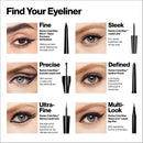 REVLON ColorStay Skinny Liquid Eyeliner, Waterproof, Smudgeproof, Longwearing Eye Makeup with Ultra-Fine Tip, Black Out (301) REVLON