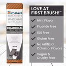 Himalaya Botanique Whitening Antiplaque Toothpaste with Charcoal + Black Seed Oil, Fluoride Free, for Whiter Teeth, 4 oz, 2 Pack… Infinity Warehouse