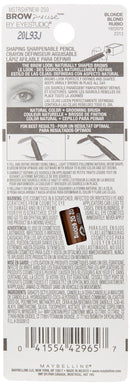 Maybelline New York Brow Precise Shaping Eyebrow Pencil, Blonde, 0.02 Oz Maybelline New York