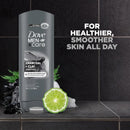 DOVE MEN + CARE Elements Body Wash Charcoal + Clay 4 Count For Men's Skin Care Effectively Washes Away Bacteria While Nourishing Your Skin, 18 oz Infinity Warehouse