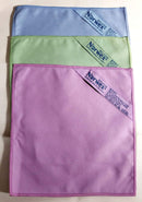 Norwex Suede Mke-up Remover Face Cloth Set),blue, purple and green (Pack of 3) Norwex USA
