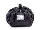 Lay-n-Go Cosmo Drawstring Makeup Organizer Cosmetic & Toiletry Bag for Travel, Gifts, and Daily Use with a Durable Patented Design, 20 inch, Black Lay-n-Go