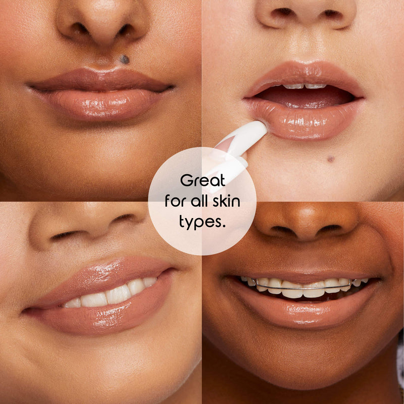 Frilliance Moisturizing Natural Lip Gloss, Neutral Bliss Color, Vegan Cruelty Free Hypoallergenic for Teens of All Skin Types, 8 ml / .28 fl oz Frilliance