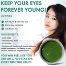 MASHELE Korean 60pcs Aloe Vera Collagen Under Eye Gel Patches Mask, Treatment for Puffy Eyes, Dark Circles, Anti Wrinkle Pads, Moisturizing for Women and Men (60pcs patches aloe vera) MASHELE