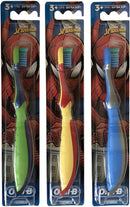 Marvel Avengers Bright Smile Oral Hygiene Bundles Turbo Powered Toothbrush, Brushing Timer and Mouthwash Rinse Cup. Plus Dental Gift Bag and Tooth Saver Necklace (4 Piece Manual, Spiderman) L&E Products