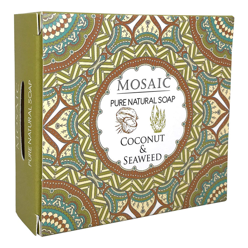 Mosaic All Natural Soaps w/ Organic Ingredients, Shampoo Bar Soap, Vegan Soap, Cold Pressed, Hand Soap, Body Soap Bars for Men, Moisturizing, Soap Bar Gift Set 4.0 oz (PREMIUM 2) AnatoliaDaphne