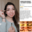 USDA Organic Castor Oil for Eyelashes and Eyebrows - All Natural Cold Pressed Castor Oil Eyelash Growth Serum with Mascara Tube - Caster Oil Eyebrow Growth Serum Eyelash Conditioner Lash Boost Serum Live Fraiche