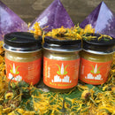 MJ’s Herbals Calendula Salve | Skin Soothing Balm, Eczema Cream, Diaper Rash, Scar Treatment, Bug Bite Itch Relief | Organic Calendula, Propolis Beeswax (1 oz) MJ's Herbals