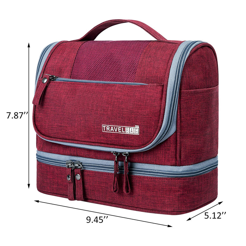 Hanging Travel Toiletry Bag Makeup Bag Waterproof Cosmetic Bag Bathroom Shower Storage Bag Dop Kit for Men Women JUMENG