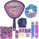 L.O.L Surprise! Townley Girl backpack Cosmetic makeup Set 10 Pieces, Including Lip Gloss, Nail Polish, Scrunchy, Mirror and Surprise Keychain, Ages 5+ for School Parties, Sleepovers and Makeovers Townley Girl