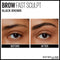 Maybelline Brow Fast Sculpt, Shapes Eyebrows, Eyebrow Mascara Makeup, Black Brown, 0.09 Fl. Oz. Maybelline New York