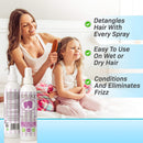 TotLogic Kids Detangler Spray and Leave In Conditioner - Naturally Scented with Essential Oils - Lavender, 8 oz TotLogic