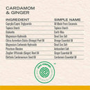Each & Every Natural Aluminum-Free Deodorant for Sensitive Skin with Essential Oils, Plant-Based Packaging, 2.5 Oz. (Cardamom & Ginger, 2.5 Ounce (Pack of 1)) Each & Every