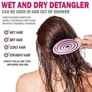Fiora Naturals Hair Detangling Brush -100% Bio-Friendly Detangler hair brush w/Ultra-soft Bristles- Glide Through Tangles with Ease - For Curly, Stright, Women, Men, Kids, Toddlers, Wet and Dry Hair Fiora Naturals Store